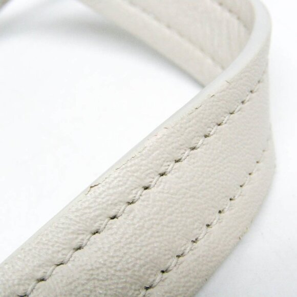 BALENCIAGA White Leather Shoulder Bag - Picture 7 of 11